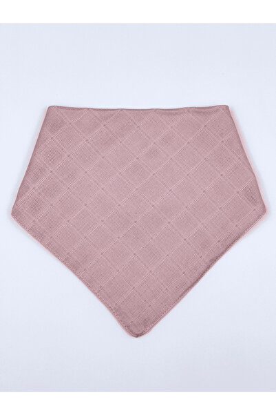 MyVera بودرة - مريلة ووشاح من قماش الموسلين بطبقة مزدوجة مع أزرار كبس