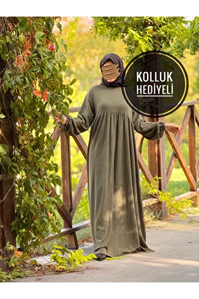 Nissra فستان أنكانور المحبوك كبير الحجم ANKA255110