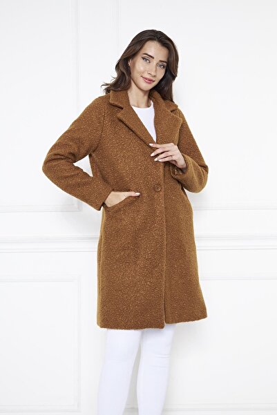 comstar Γυναικείο μάλλινο παλτό με μείγμα μάλλινων υλικών