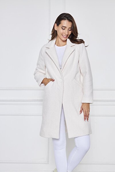 comstar Palton pentru femei din amestec de lână