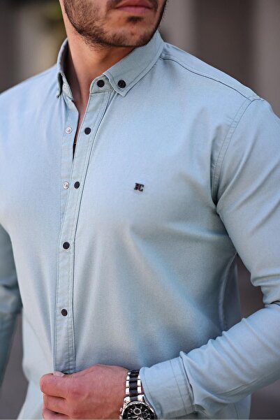 comstar Slim Fit Denim Shirt with Snaps