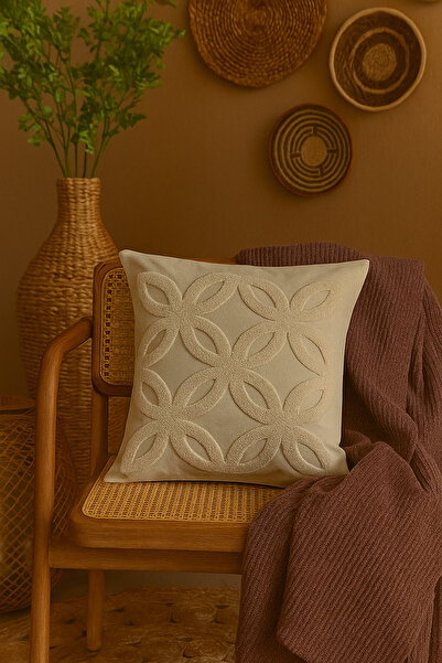 Binna Soft Monstera Punch Throw Pillow