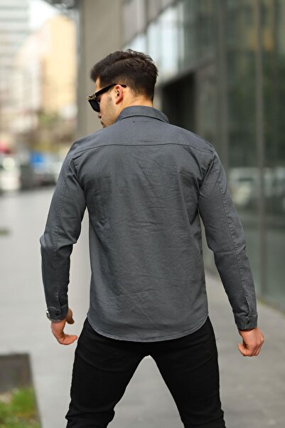 comstar Men's Slim (Comfortable Fit) Denim Shirt