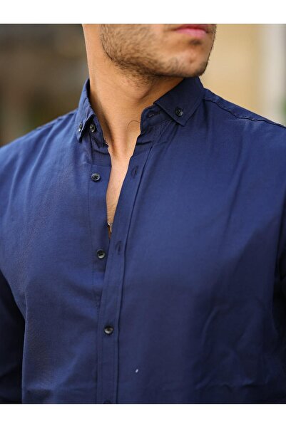 WOWA COMPANY Чоловіча класична сорочка Slim Fit