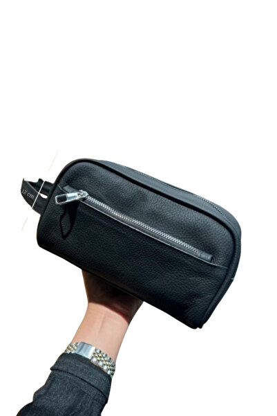 MFT Leather Design VİNEDA ΓΝΗΣΙΑ ΔΕΡΜΑΤΙΝΗ ΤΣΑΝΤΑ ΧΕΙΡΟΣ ΜΑΥΡΗ