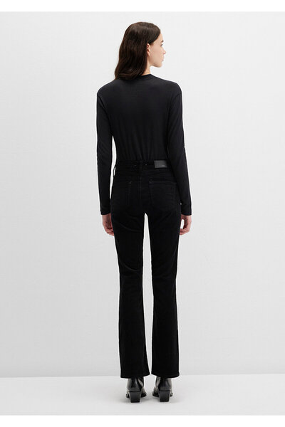 Mavi Molly Siyah Kadife Pantolon 1013682991