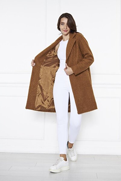 comstar Γυναικείο μάλλινο παλτό με μείγμα μάλλινων υλικών