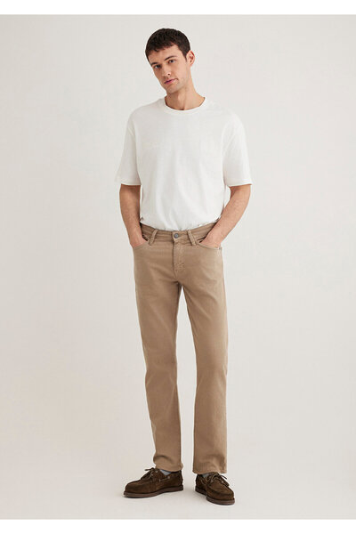 Mavi Martin Koyu Bej Comfort Gabardin Pantolon 0037832492