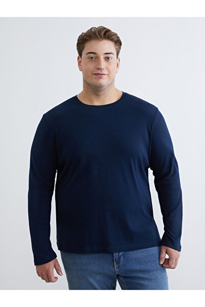 LC Waikiki Peak New Season Crew Neck Long Sleeve Men's T-Shirt