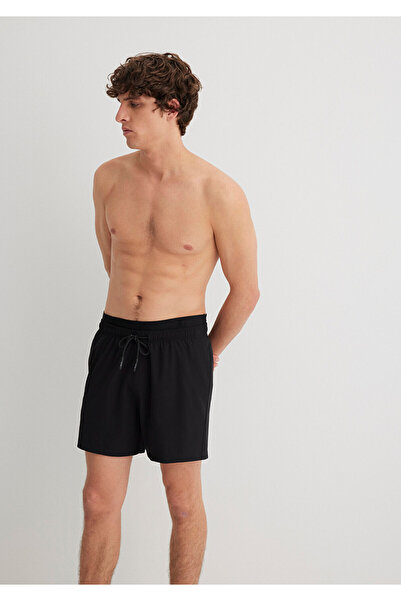 Mavi Siyah Kısa Deniz Şortu 0910241-81957