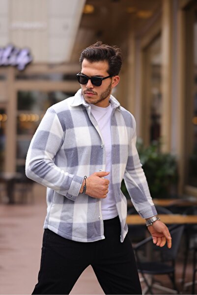 comstar Чоловіча зимова базова полярна сорочка oversize сіра