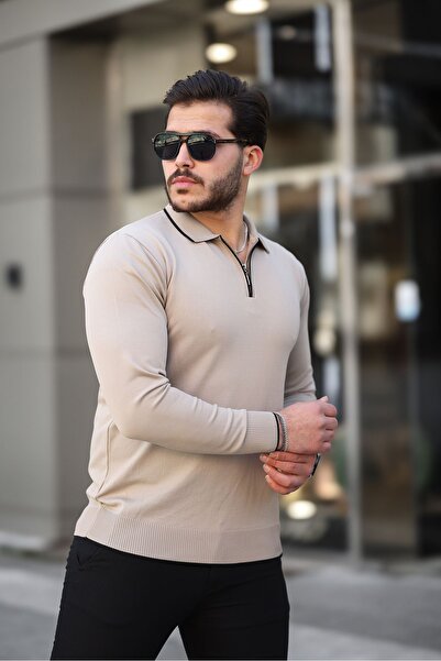 comstar Pulover pentru bărbați cu fermoar pe guler