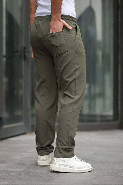 comstar Чоловічі модні штани з еластичним поясом і широкими штанинами