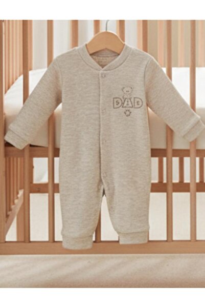 ALTINTAŞ BABY Mom Dad Me Baby Girl Triple Jumpsuit