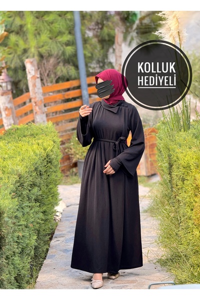 Nissra Ankanoor Envelope Sleeves Knitted Ferace&Dress Anka255103