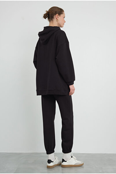 HEQA Hanorac cu glugă negru