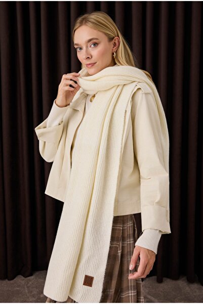 HEQA Прямий в'язаний шарф