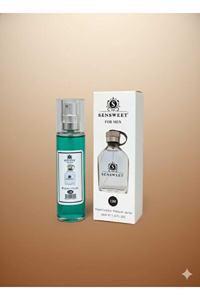 DFA DEKORATİF Sensweet 12 M Erkek 45 ml Parfüm 13*3 cm - ÇANTA BOY/ ALTIN SEV...