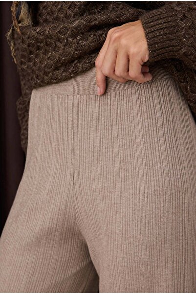 HEQA Відкриті трикотажні штани з підкосами