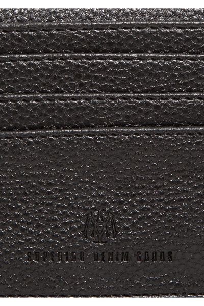 Mavi Schwarzer Seal Logo-Kartenhalter - 092556 -900