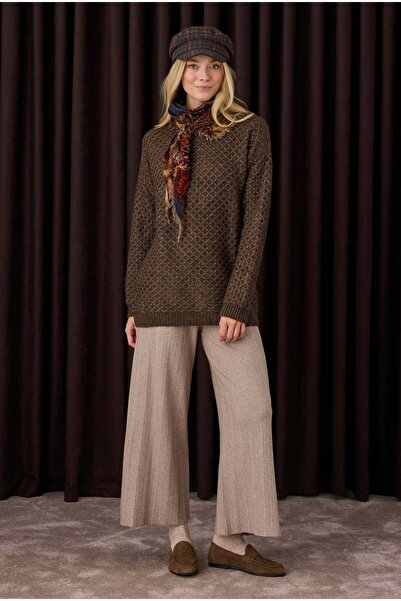 HEQA Відкриті трикотажні штани з підкосами