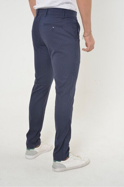 comstar Ανδρικό Slim βαμβακερό Classic Navy Skinny Chino παντελόνι