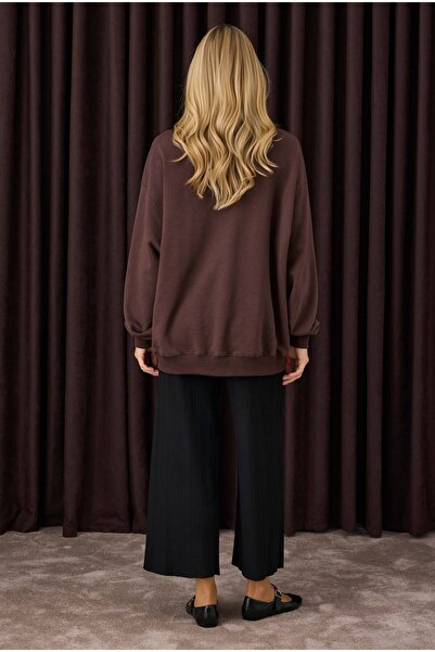 HEQA Чорні трикотажні штани - з стрічковими деталями