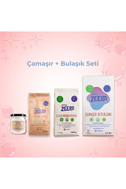 Going Zeero Doğal Temizlik Çamaşır Bulaşık Yıkama Seti