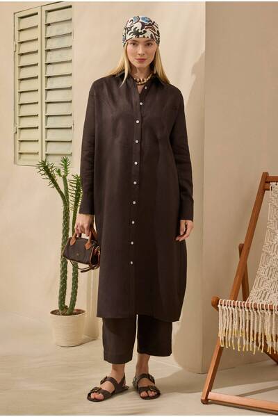 HEQA Mini Çanta Siyah-Taba