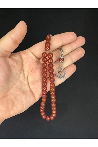 Anemore Collection اللون البني 8 مم مسحوق خرز الصلاة الذهبي قطع T-630