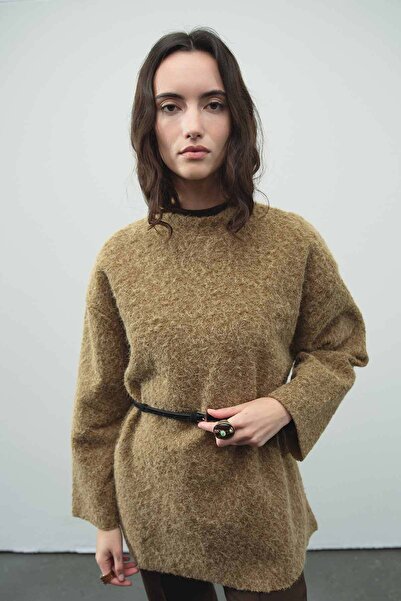 Hooopstore Μαύρη λεπτή ζώνη με υφή σουέτ