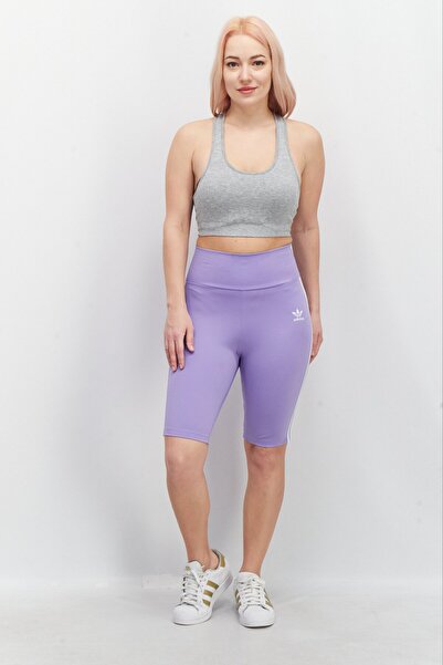 Adidas Originals Women Sportswear Fit Training Leggings Shorts, Purple