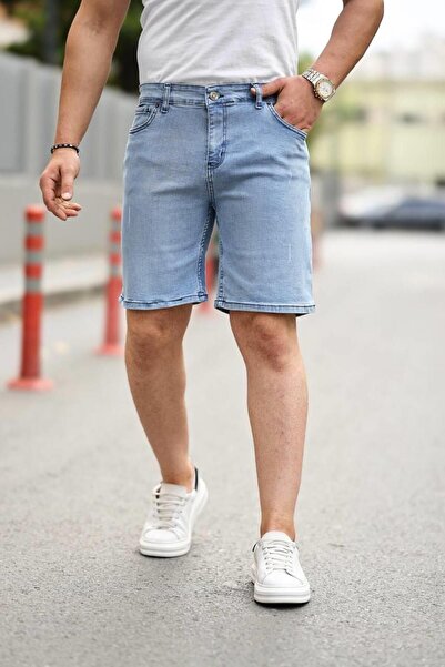 comstar Чоловічі джинсові капрі з тонкого деніму з кишенями