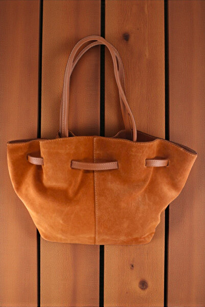 HFKY Dámská taška přes rameno z pravé kůže. Crossbody kabelka. Kabelka. Taška. Semišová taška.