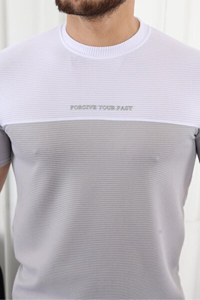 comstar Чоловічий двоколірний футболка з коротким рукавом і принтом