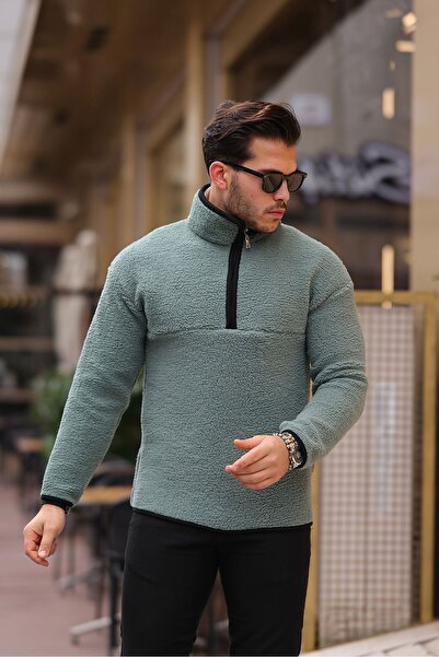 comstar Half Zipper Plush Sweatshirt