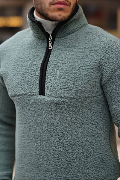 comstar Half Zipper Plush Sweatshirt