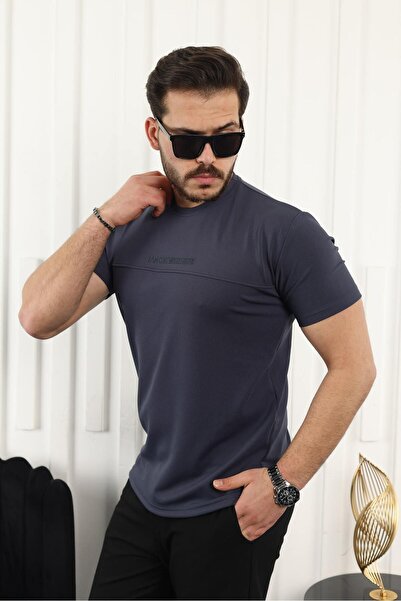 comstar Ανδρικό κοντομάνικο καλοκαιρινό μπλουζάκι με στάμπα με κείμενο