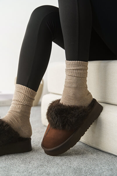 Capone Outfitters Γυναικείες παντόφλες με κλειστά δάχτυλα Florri Furry