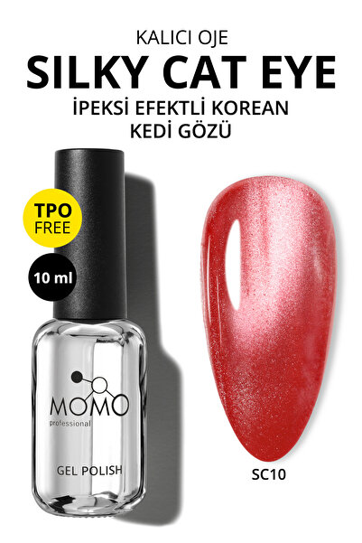 MOMO professional Korean Silky Cat Eye Gel Polish, Kedi Gözü Kalıcı Oje, SC10...