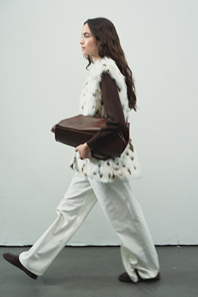 Hooopstore Ограничен жилет от леопардова кожа