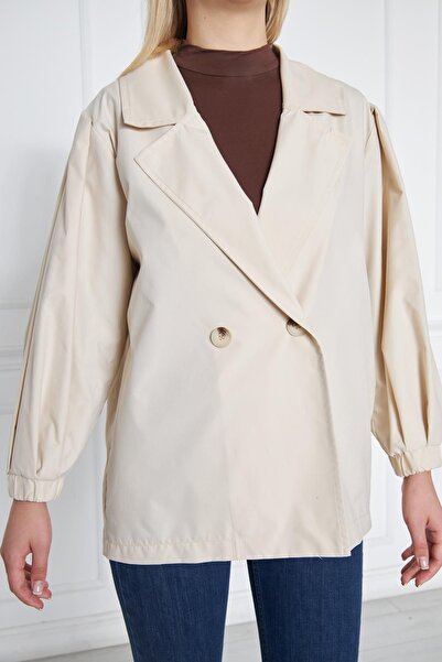 comstar Trench scurt de bază, căptușit cu hidrofugă, de calitate