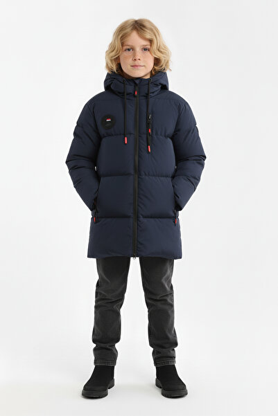 QAWWA Fiú kapucnis sportkabát - szél- és vízálló