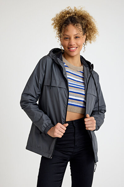 comstar Γυναικείο αδιάβροχο με κουκούλα με επένδυση