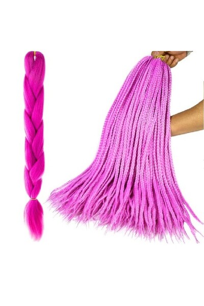 zola Επέκταση από συνθετική τρίχα για πλεξούδες, μωβ, 60 εκ.