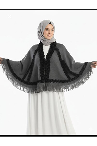 ARMİZA Women's Winter Poncho (There Very Soft and Warm)