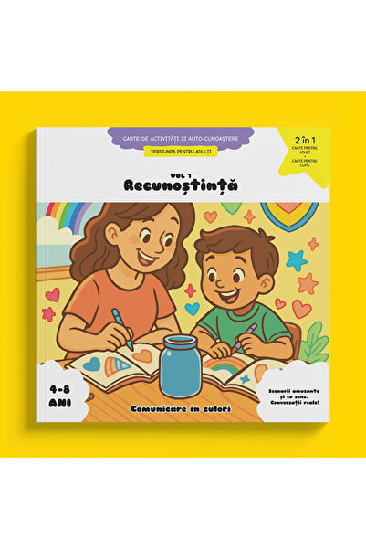 Comunicare in culori Activity book for self-awareness, Parent's edition, "Communication in Colors" - vol. 1 Gratitude