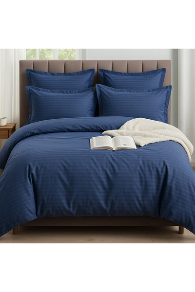 Casa Pucioasa Lenjerie de pat Casa Pucioasa, Bumbac Damasc 6 piese cearșaf elastic ,luxury model