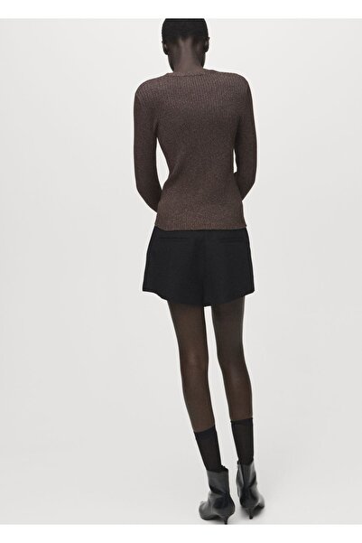 MANGO Woman Kanal örgü cardigan