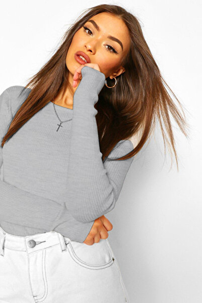 CHEISU Γυναικείο μπλουζάκι Grimelange - Μακρυμάνικο, Λαιμόκοψη, Μπλούζα με ρα...